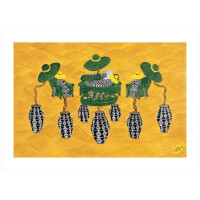 Tea in the Topiary Garden by Irene Tyack